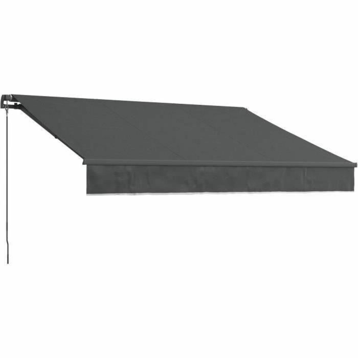 Toldo Beau Rivage Manual 2,4 x 2 m Poliéster Antracita 0 Toldo Beau Rivage Manual 2,4 x 2 m Poliéster Antracita 0