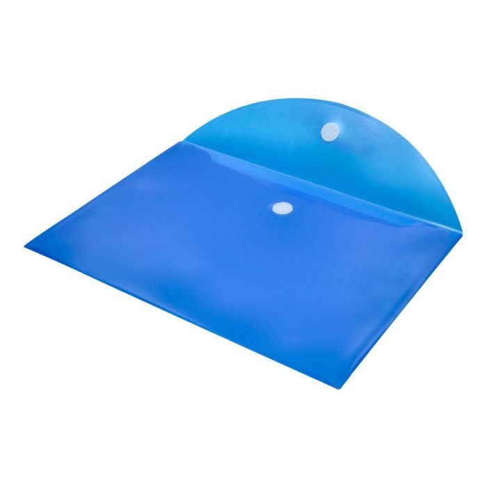 Carpeta Liderpapel Dossier A4 Cierre De Velcro Azul 12 unidades 4