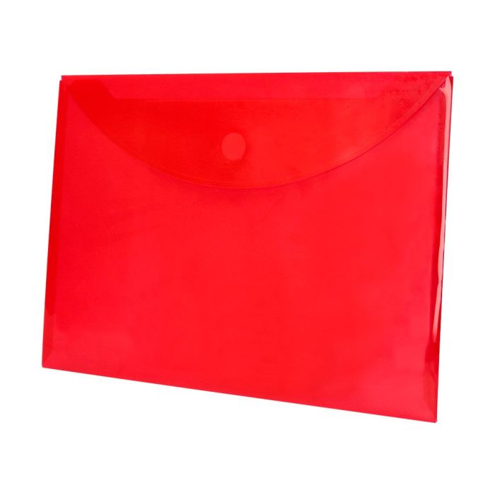 Carpeta Liderpapel Dossier A4 Cierre De Velcro Roja 12 unidades 1