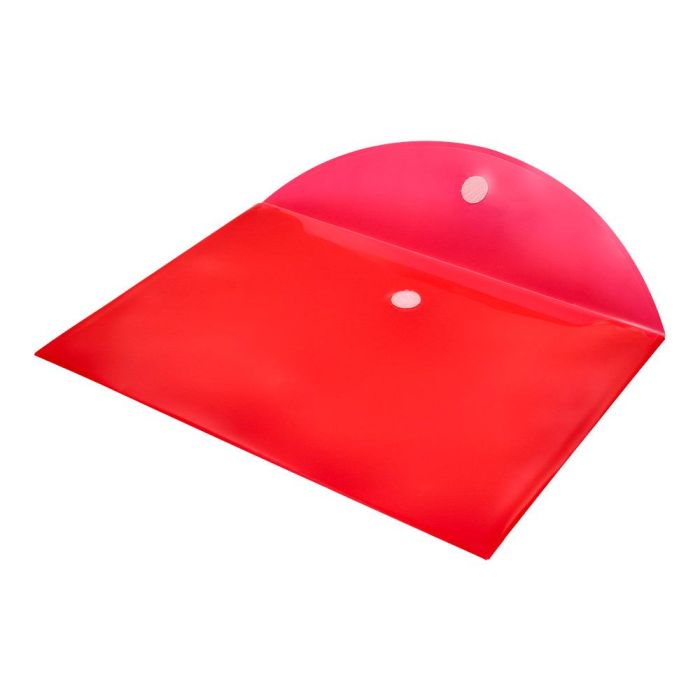 Carpeta Liderpapel Dossier A4 Cierre De Velcro Roja 12 unidades 3