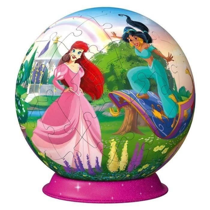 Bola Puzzle 3D Princesas Disney - 6 años - Ravensburger - 11579 Bola Puzzle 3D Princesas Disney - 6 años - Ravensburger - 11579