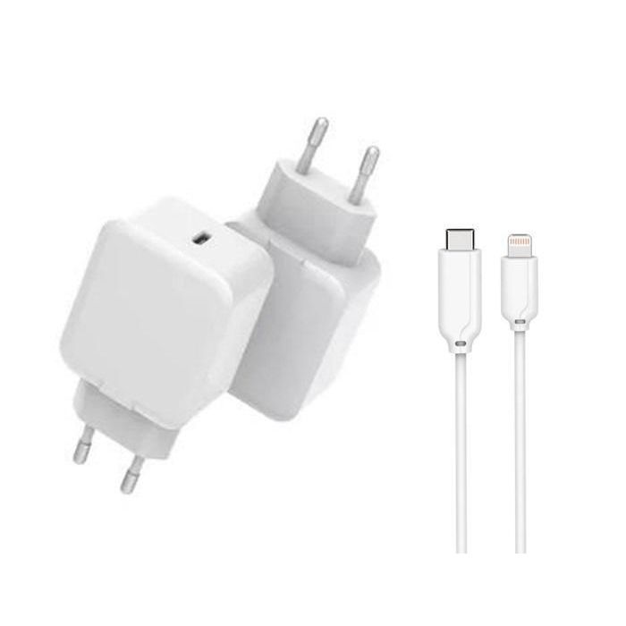 CoreParts USB Charger for iPhone & iPad 20W 5V-12V/1.6A-3A Output: USB-C female PD QC3.0 Input: 110-230V EU Wall, for mobile phones, tablets & other devices CoreParts USB Charger for iPhone & iPad 20W 5V-12V/1.6A-3A Output: USB-C female PD QC3.0 Input: 110-230V EU Wall, for mobile phones, tablets & other devices
