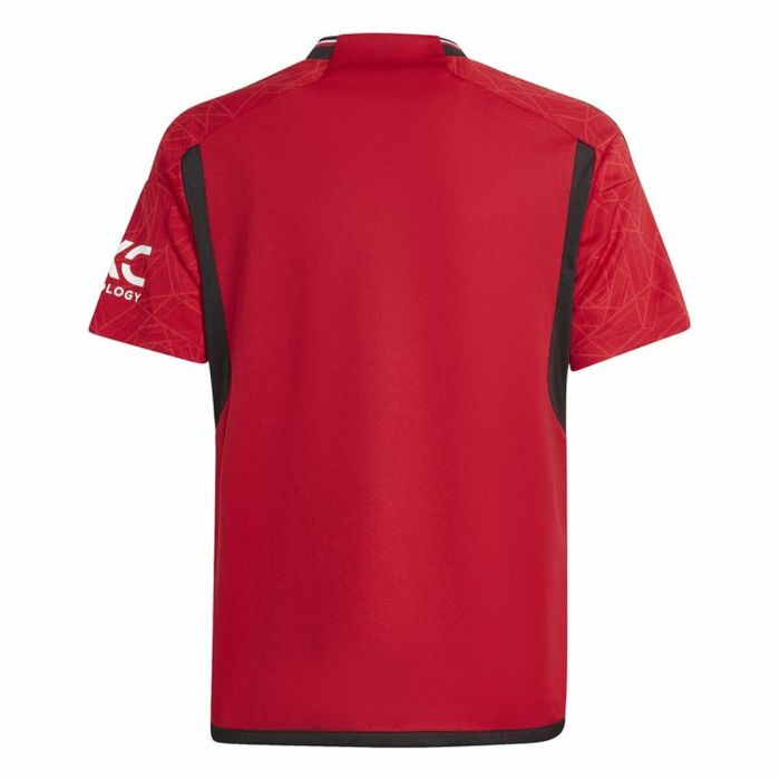 Camiseta de Fútbol de Manga Corta para Niños Adidas Manchester (7-8 Años) 3