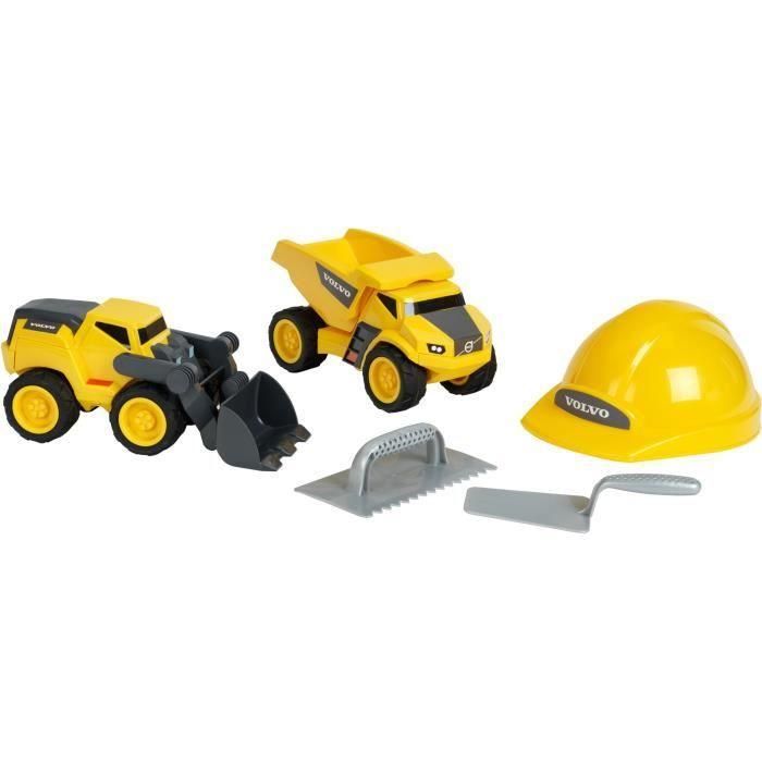 Juguete de obra - KLEIN - Juego de obra Volvo Power con casco, 5 piezas - Plástico de alta calidad y muy duradero. 4 Juguete de obra - KLEIN - Juego de obra Volvo Power con casco, 5 piezas - Plástico de alta calidad y muy duradero. 4