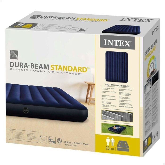 Colchón Hinchable Intex STANDARD CLASSIC DOWNY 203 x 25 x 152 cm 2