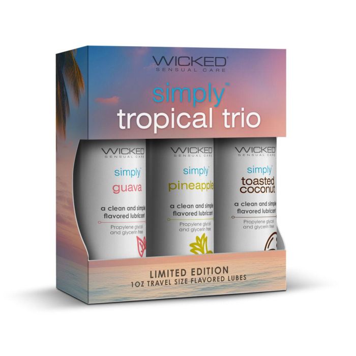 Lubricante Wicked Sensual Care 3 x 30 ml 1