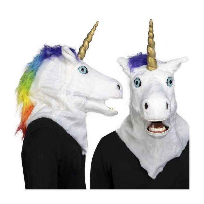 My Other Me Máscara de Unicornia con Mandíbula Móvil, para Disfraz de Adulto, Talla Única, Multicolor 0 My Other Me Máscara de Unicornia con Mandíbula Móvil, para Disfraz de Adulto, Talla Única, Multicolor 0