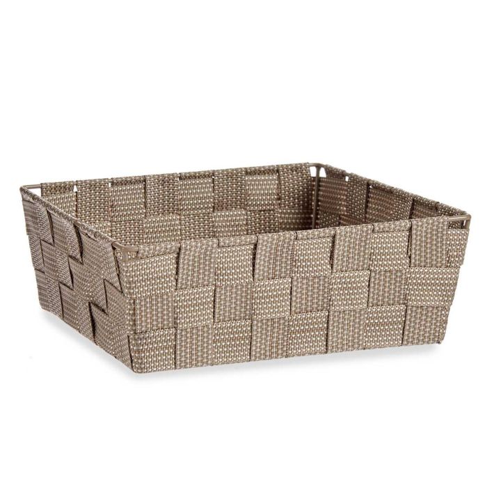Cesta Tela Rect Sin Asas 24Cm Beige Kipit (24 Unidades) 1 Cesta Tela Rect Sin Asas 24Cm Beige Kipit (24 Unidades) 1