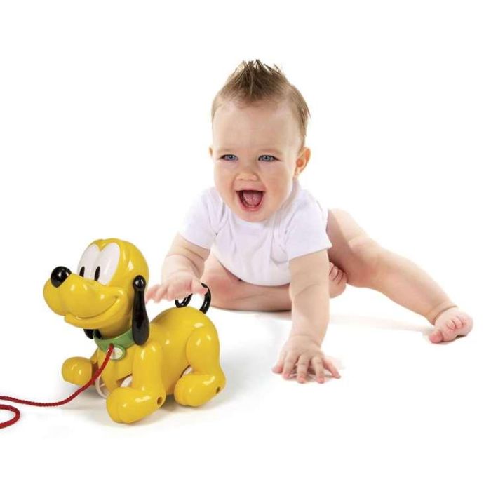 Clementoni Arrastre Baby Pluto Mueve las Patas y la Cabeza 21x19x13 cm 2