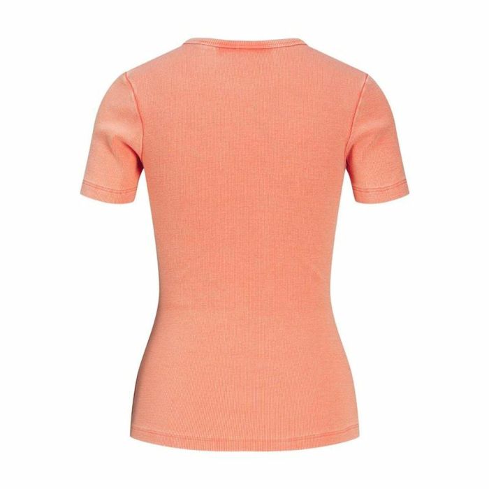 Camiseta de Manga Corta Mujer Jack & Jones Jxfrankie Wash Ss Coral 2