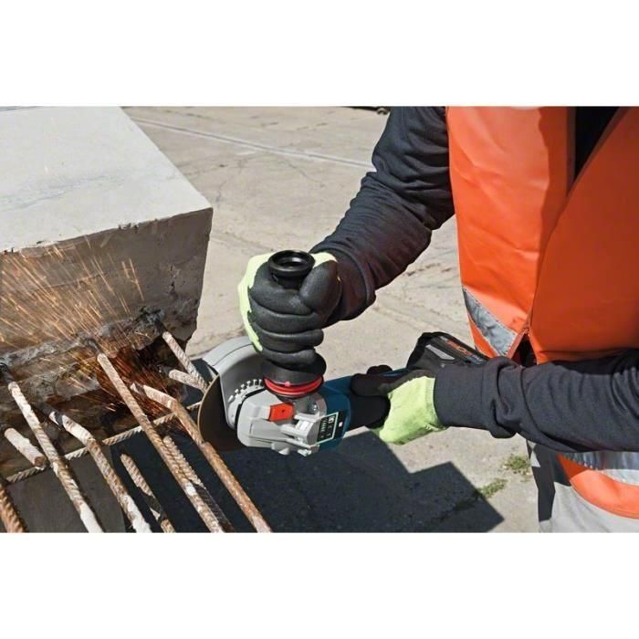 Bosch Professional GWS 18V-10 PSC Amoladora Angular 18V sin Escobillas 125 mm, 1000W Equivalente, sin Batería ni Cargador, con L-BOXX 1 Bosch Professional GWS 18V-10 PSC Amoladora Angular 18V sin Escobillas 125 mm, 1000W Equivalente, sin Batería ni Cargador, con L-BOXX 1