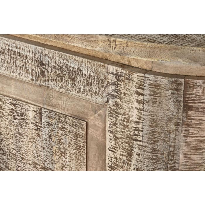 DKD Home Decor Mueble Bar Alpino Marrón de Madera Mango con 2 Cajones y 4 Estanterías 54x146x110 cm 5 DKD Home Decor Mueble Bar Alpino Marrón de Madera Mango con 2 Cajones y 4 Estanterías 54x146x110 cm 5