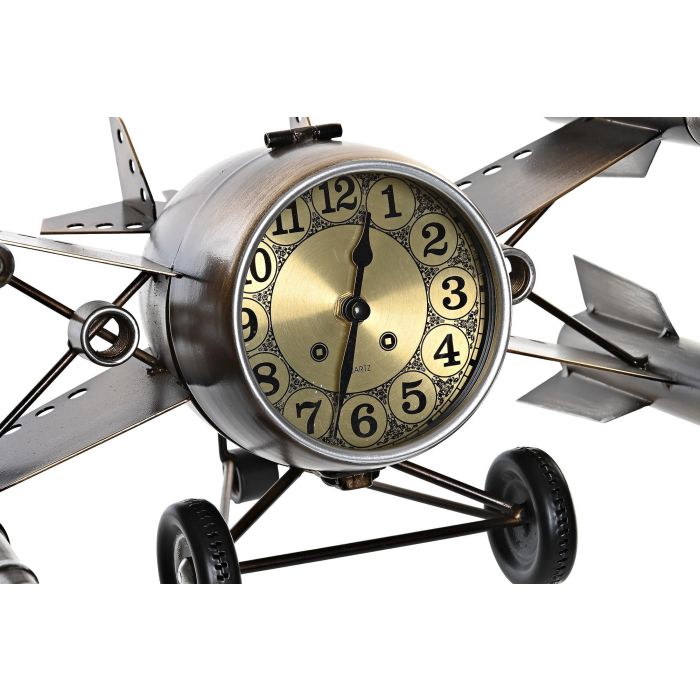 Reloj Sobremesa Loft DKD Home Decor Dorado Plateado 28 x 19.5 x 38.5 cm (2 Unidades) 1 Reloj Sobremesa Loft DKD Home Decor Dorado Plateado 28 x 19.5 x 38.5 cm (2 Unidades) 1