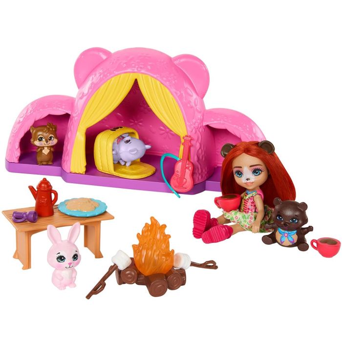 Muñeca Enchantimals Camping De Osos Htw71 Mattel 1