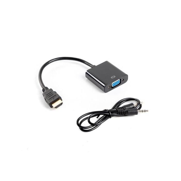 Adaptador Lanberg Hdmi Macho Vga Adaptador Lanberg Hdmi Macho Vga
