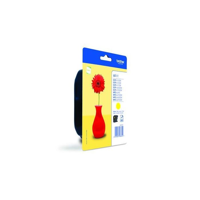 BROTHER Cartucho tinta Amarillo DCP-J552dw MFC-J470dw, 300 pag.