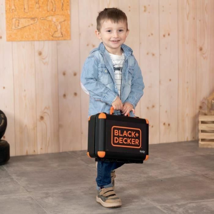 Black + Decker Caja Bricolo: Maletín de Herramientas para Niños 3+ años con 3 Herramientas, Kit para Construir Vehículo DIY, Portátil 4 Black + Decker Caja Bricolo: Maletín de Herramientas para Niños 3+ años con 3 Herramientas, Kit para Construir Vehículo DIY, Portátil 4