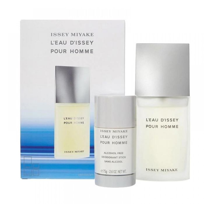 Issey Miyake L'eau d'issey eau de toilette pour homme 75 ml vaporizador + desodorante stick sin alcohol 75 gr Issey Miyake L'eau d'issey eau de toilette pour homme 75 ml vaporizador + desodorante stick sin alcohol 75 gr