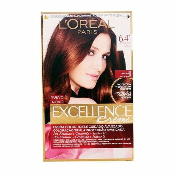 Tinte Permanente Excellence L'Oreal Make Up Excellence Nº 9.0-rubio muy claro Nº 8.0-rubio claro 192 ml