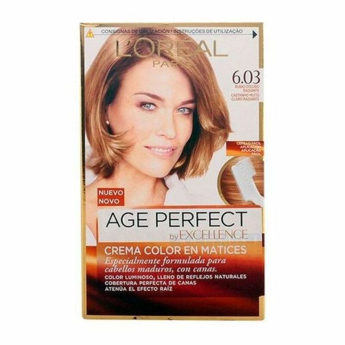 Tinte Permanente Antiedad Excellence Age Perfect L'Oreal Make Up Excellence Age Perfect (1 unidad)