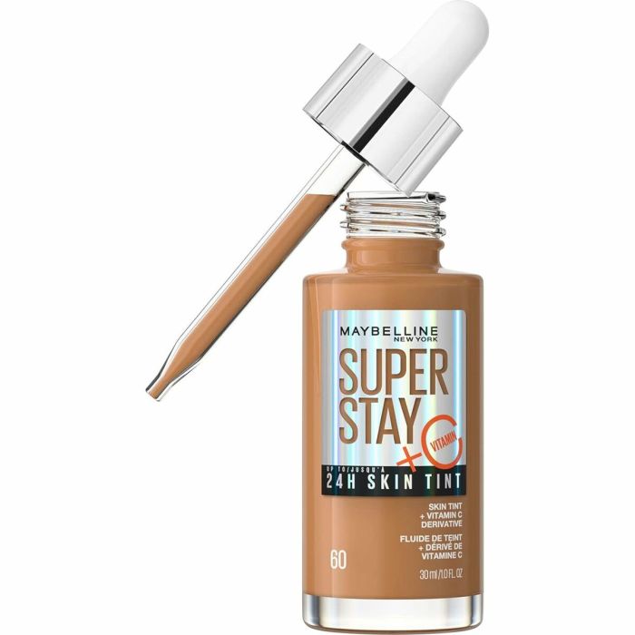 Base de Maquillaje Fluida Maybelline Super Stay Skin Tint Vitamina C Nº 60 30 ml 2