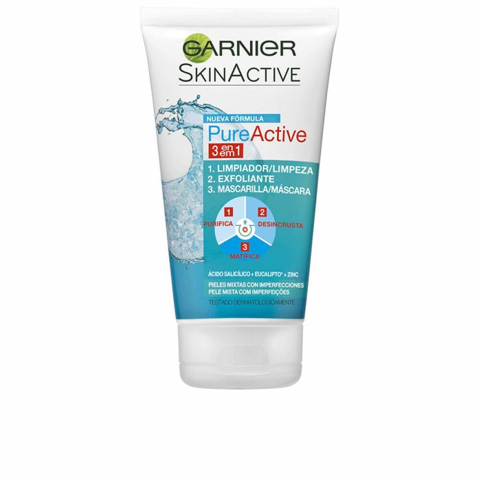 Gel Limpiador Facial Garnier Pure Active 150 ml
