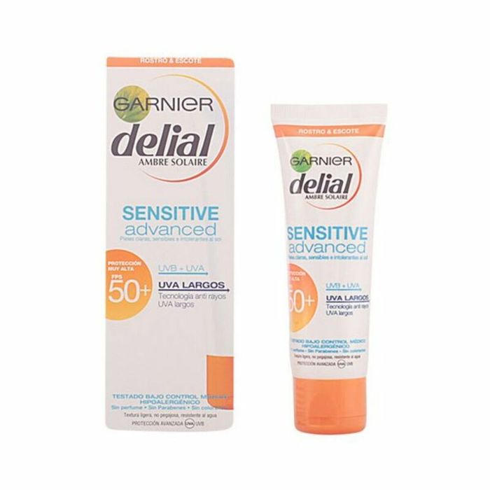 Protector Solar Facial Sensitive Delial SPF 50+ (50 ml) (Unisex) (50 ml)