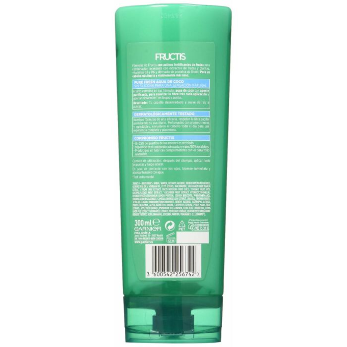 Acondicionador Desenredante Garnier Fructis Pure Fresh Agua de Coco 300 ml 2 Acondicionador Desenredante Garnier Fructis Pure Fresh Agua de Coco 300 ml 2