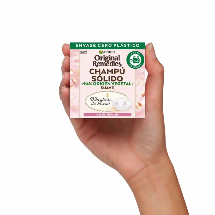 Champú Sólido Garnier Original Remedies Suave Calmante 60 g 2