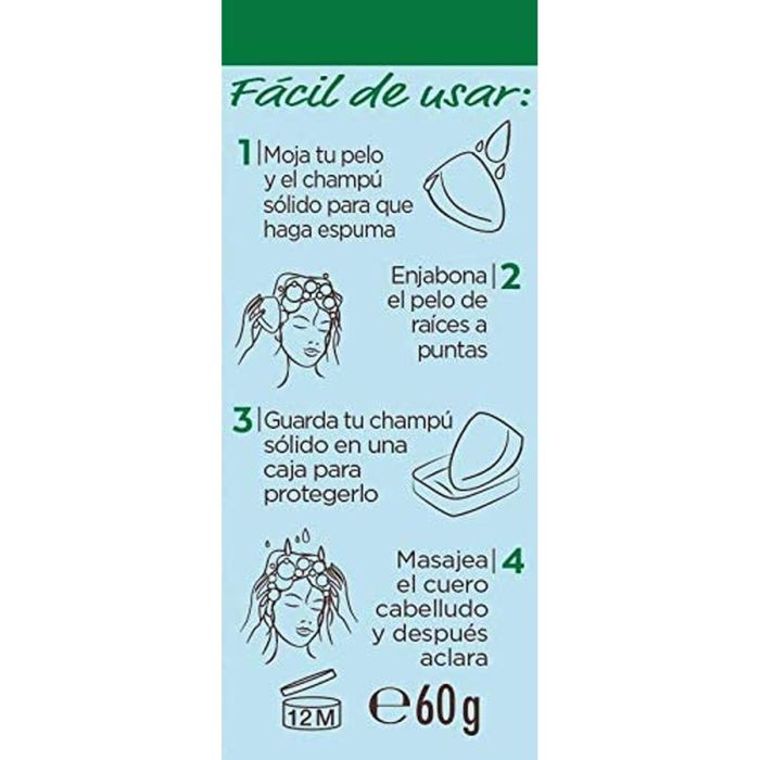 Champú Sólido Garnier Original Remedies Hidratante Coco Aloe Vera 60 g 5