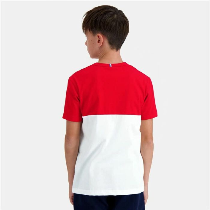 Camiseta de Manga Corta Niño Le coq sportif N°2 Tricolore Blanco 1