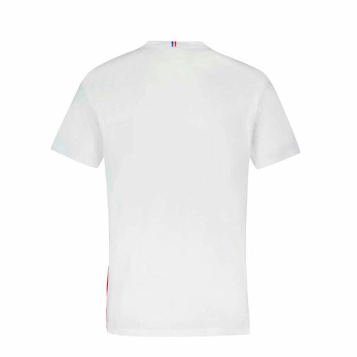 Camiseta de Manga Corta Unisex Le coq sportif Tri N°1 New Optical Blanco 1