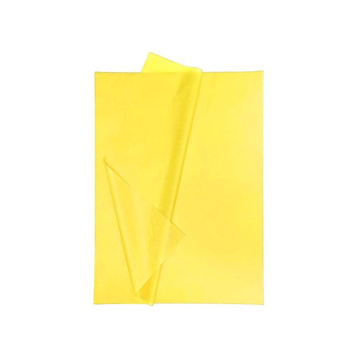 Papel Seda Liderpapel 52x76 cm 18 gr-M2 Bolsa De 5 Hojas Amarillo 2