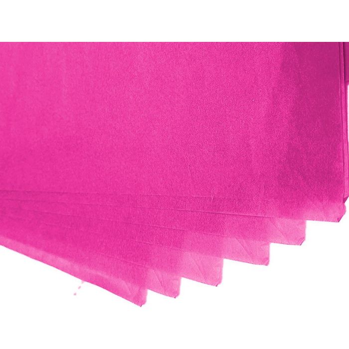 Papel Seda Liderpapel 52x76 cm 18 gr-M2 Bolsa De 5 Hojas Rosa Fuerte 1