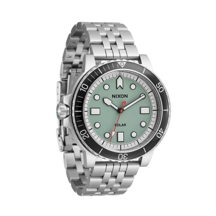 Reloj Hombre Nixon A1402-5235 Verde Plateado 4