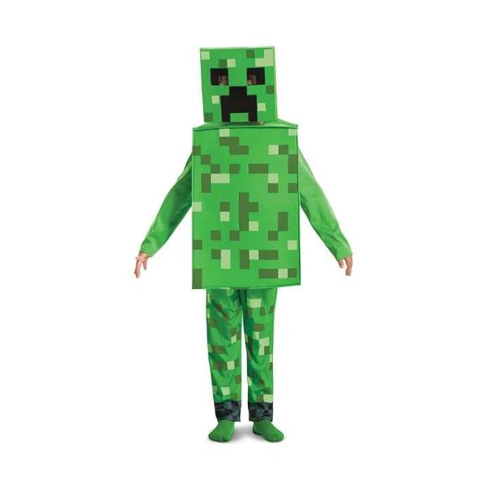 Disfraz minecraft creeper lujo t. 7-8 años