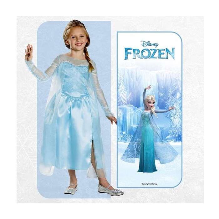 Disfraz infantil Disney Frozen Elsa Classic talla. 3-4 Años 1