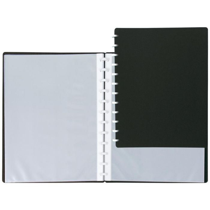 Carpeta Liderpapel Din A4 Con 20 Fundas Intercambiables Color Negro 1