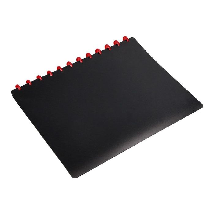 Carpeta Liderpapel Din A4 Con 20 Fundas Intercambiables Color Negro 5