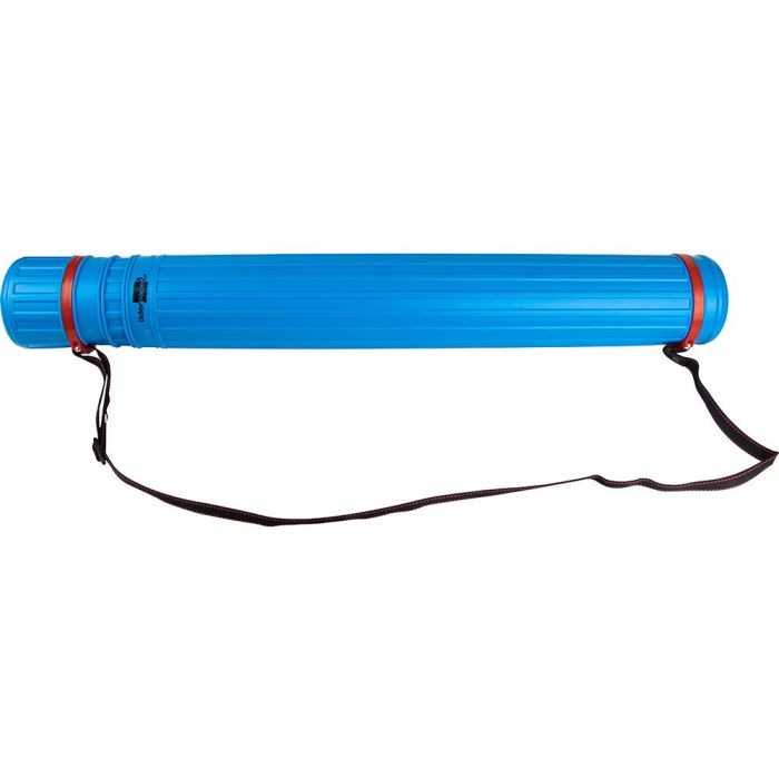 Portaplanos Plastico Liderpapel Diametro 9 cm Extensible Hasta 125 cm Azul 1