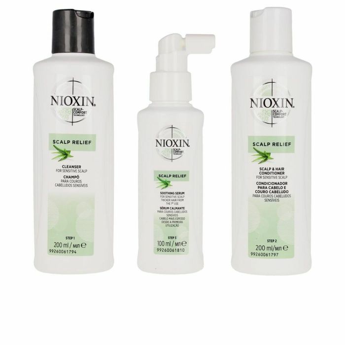 Tratamiento para Dar Volumen Nioxin Scalp Relief (3 pcs 6 Tratamiento para Dar Volumen Nioxin Scalp Relief (3 pcs 6