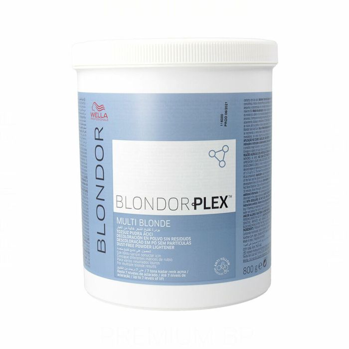 Decolorante Wella Blondor Plex Multi Blonde En polvo (800 g)