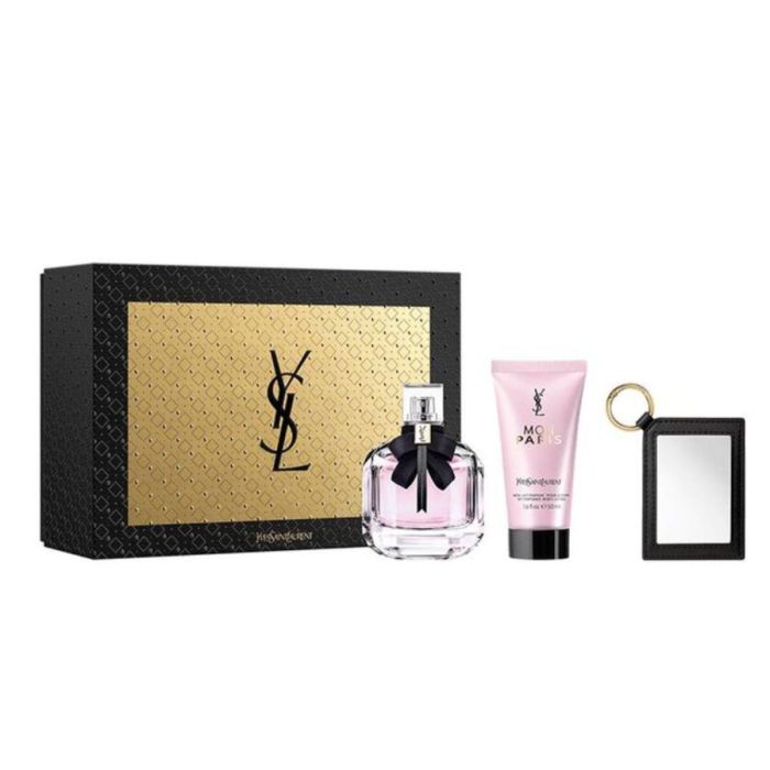 Set de Perfume Mujer Yves Saint Laurent Mon Paris 3 Piezas