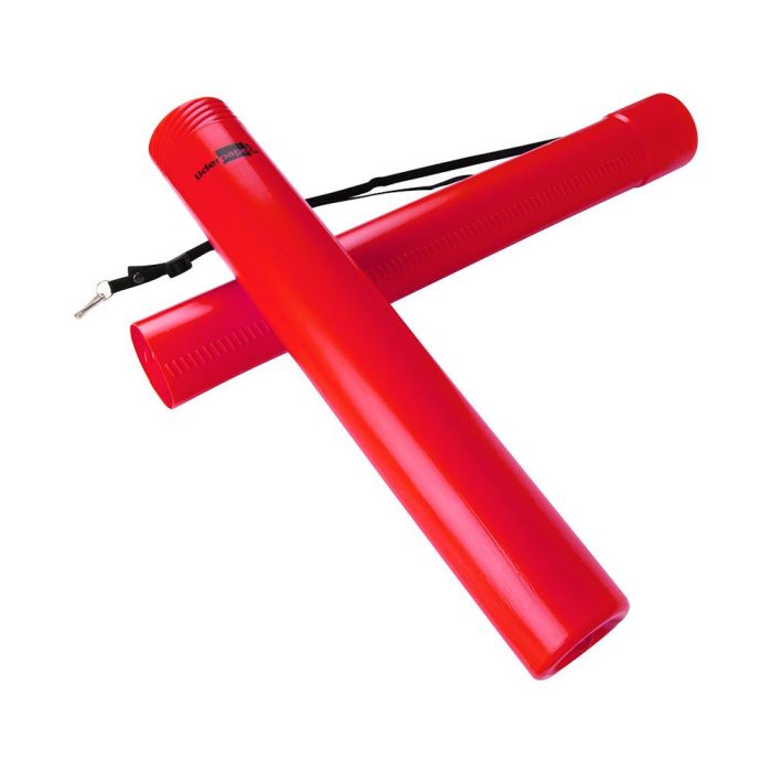 Portaplanos Plastico Liderpapel Diametro 6 cm Extensible Hasta 80 Rojo 1