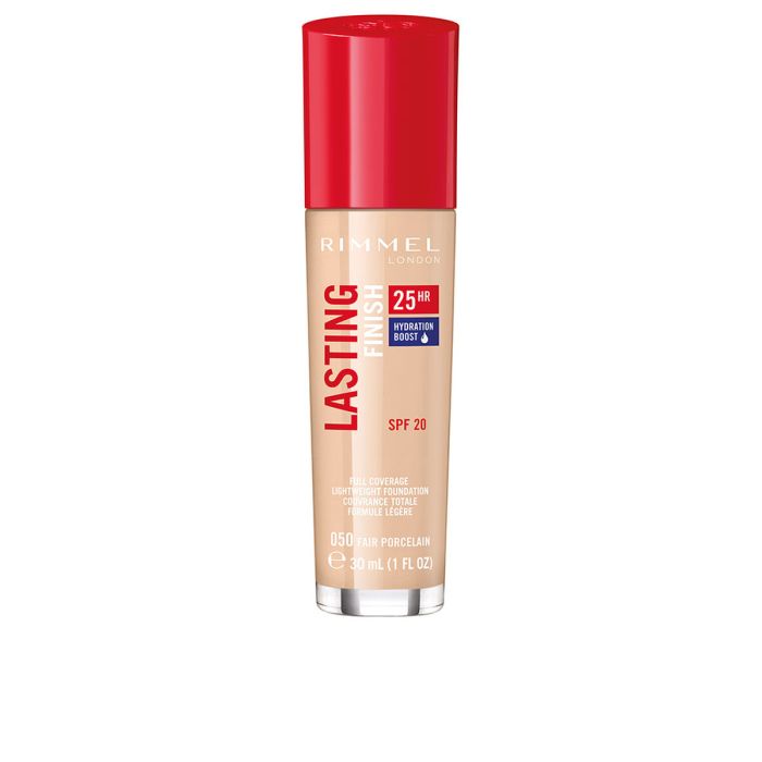 Base de Maquillaje Fluida Rimmel London Lasting Finish Nº 050 Spf 20 Base de Maquillaje Fluida Rimmel London Lasting Finish Nº 050 Spf 20