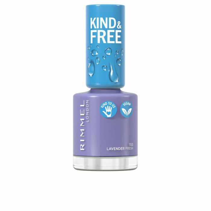 Pintaúñas Rimmel London Kind & Free 153-lavender light (8 ml)