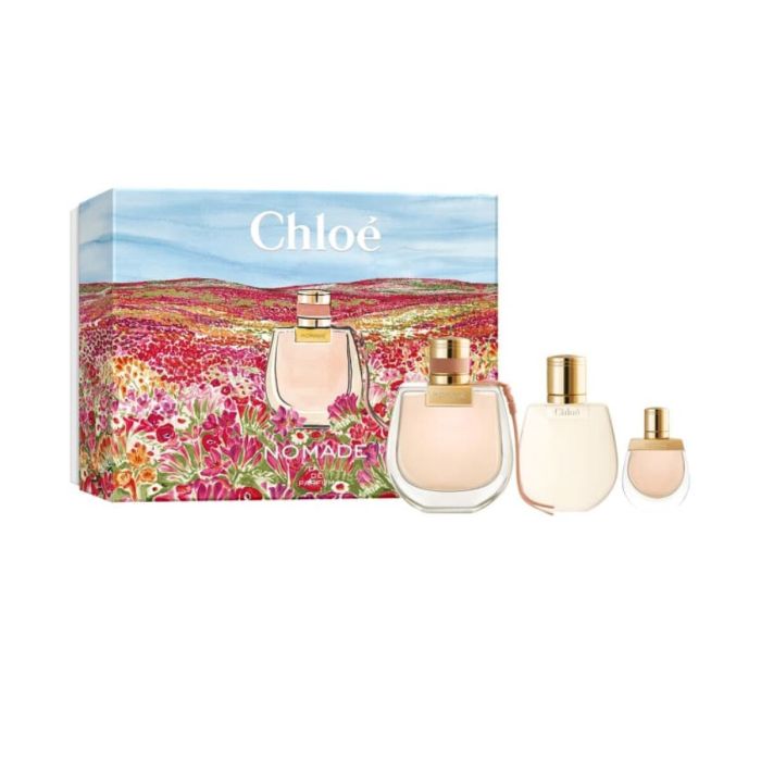 Set de Perfume Mujer Chloe Nomade 3 Piezas