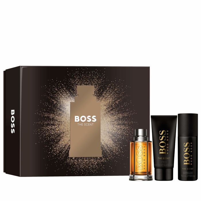 Set de Perfume Hombre Hugo Boss EDT BOSS The Scent 3 Piezas