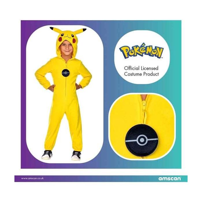 Disfraz infantil pokemon pikachu suit talla. 8-10 años 9