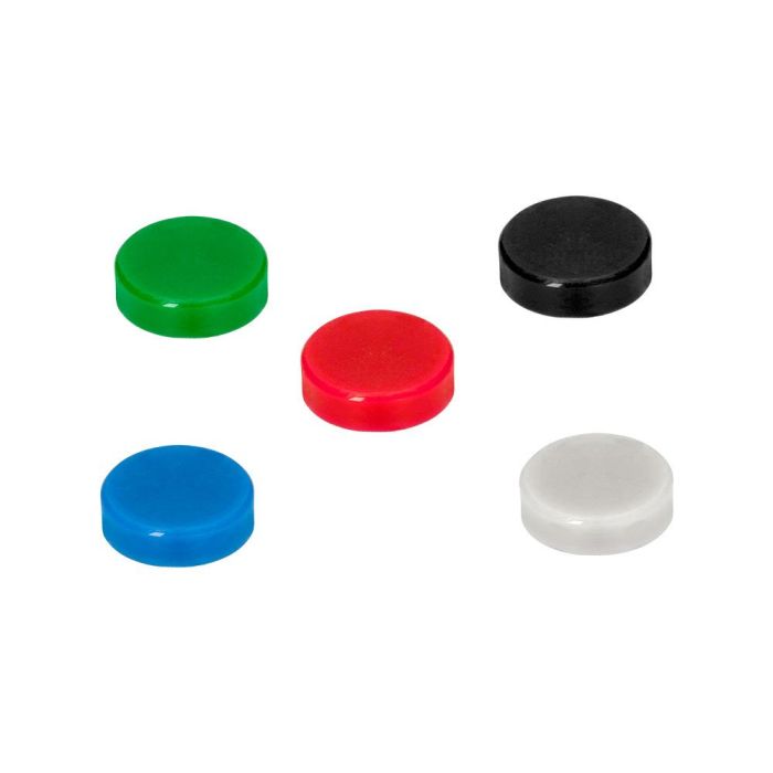 Iman Para Sujecion Q-Connect Ideal Para Pizarras Magneticas35 mm Colores Surtidos Caja De 10 Unidades 5